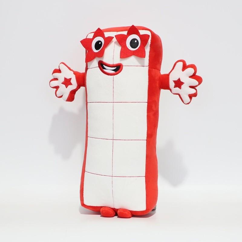 TreasuringU Number Plush Toy Kawaii Cartoon Figure Soft Stuffed Doll Educational Math Learning Plushie Toy Children's Day Gift