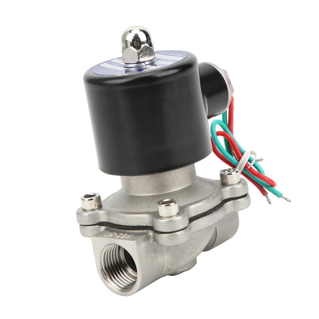 Solenoid Valve DirectActing Stainless Steel Normally Closed Industrial Supplies 2W16015B(AC 110V )