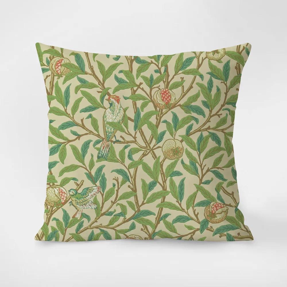 BIRD & POMEGRANATE Pillow Cover Lounge Chairs Decorative Pillowcase Short Plush Ornamental Pillows for Living Room Cushions Sofa