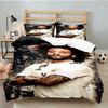 3PCS Real Vieira Football Legend Bedding set,Ideal for1pc Duvet Cover And 2pcs Pillowcases Perfect for Christmas gift,Ideal for Bedroom, Dormitory