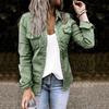 Women's Mid-Length Long-Sleeve Denim Jacket Shirt - European & American Style