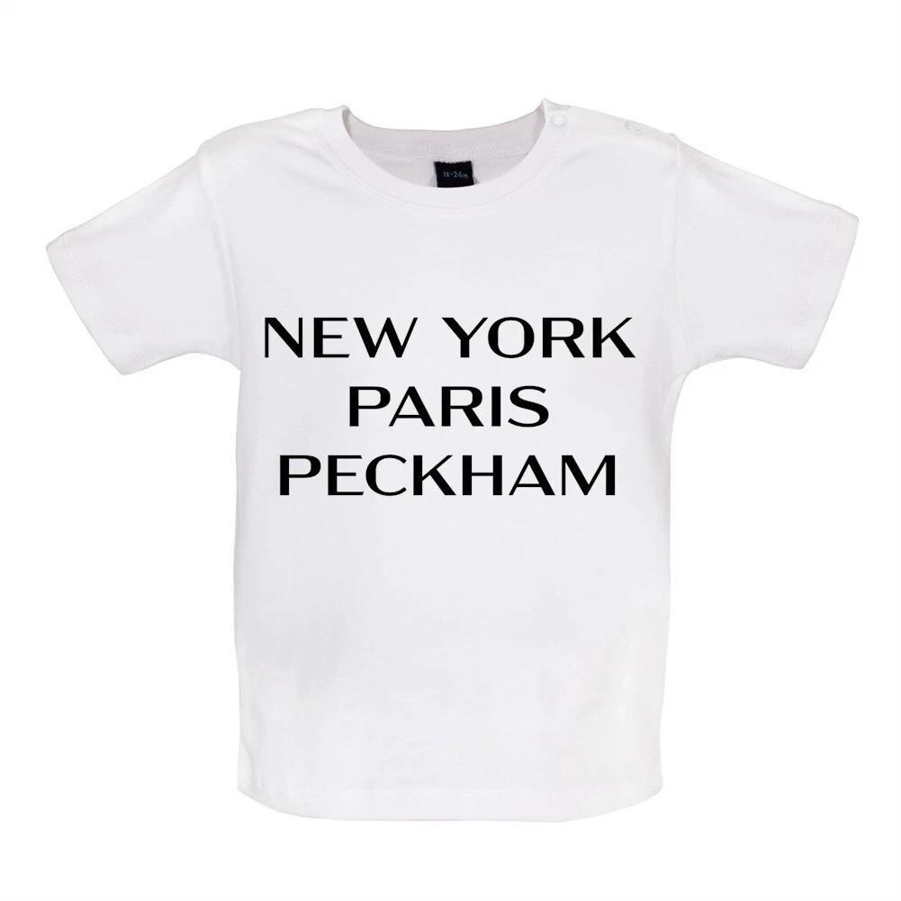 

New York Paris Peckham - Baby Kids Boys Girls Unisex T-Shirt / Romper - TV Fools Funny Del Boy 110