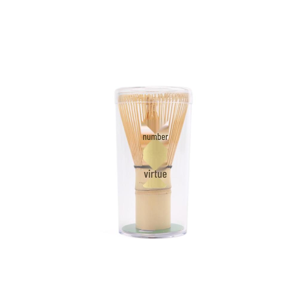 Sample Song Dynasty Matcha Ceremony Tool Set: Hundred-Pronged Bamboo Whisk, Chasen Stand, Tea Scoop, Stirring Brush
