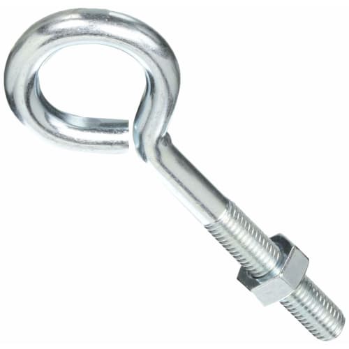 TRUSCO Long Eye Bolts, Steel, M10 x 80mm, TAB-1080L, 20 pieces (Case)