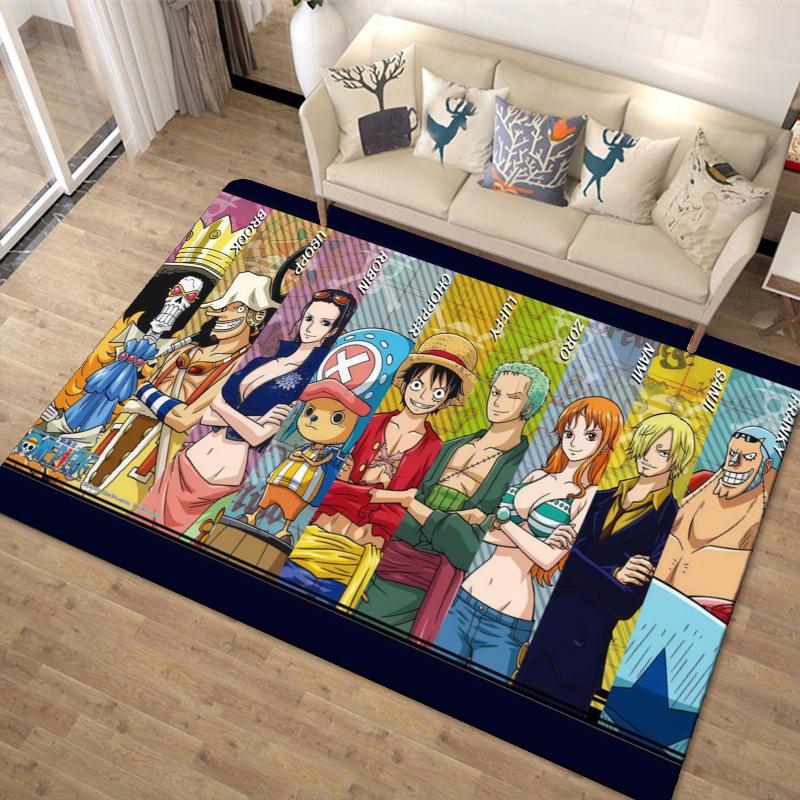 Anime Onepiece Carpet Rug for Living Room Bedroom Home Sofa Decoration,Kids play Non-slip Floor Mat