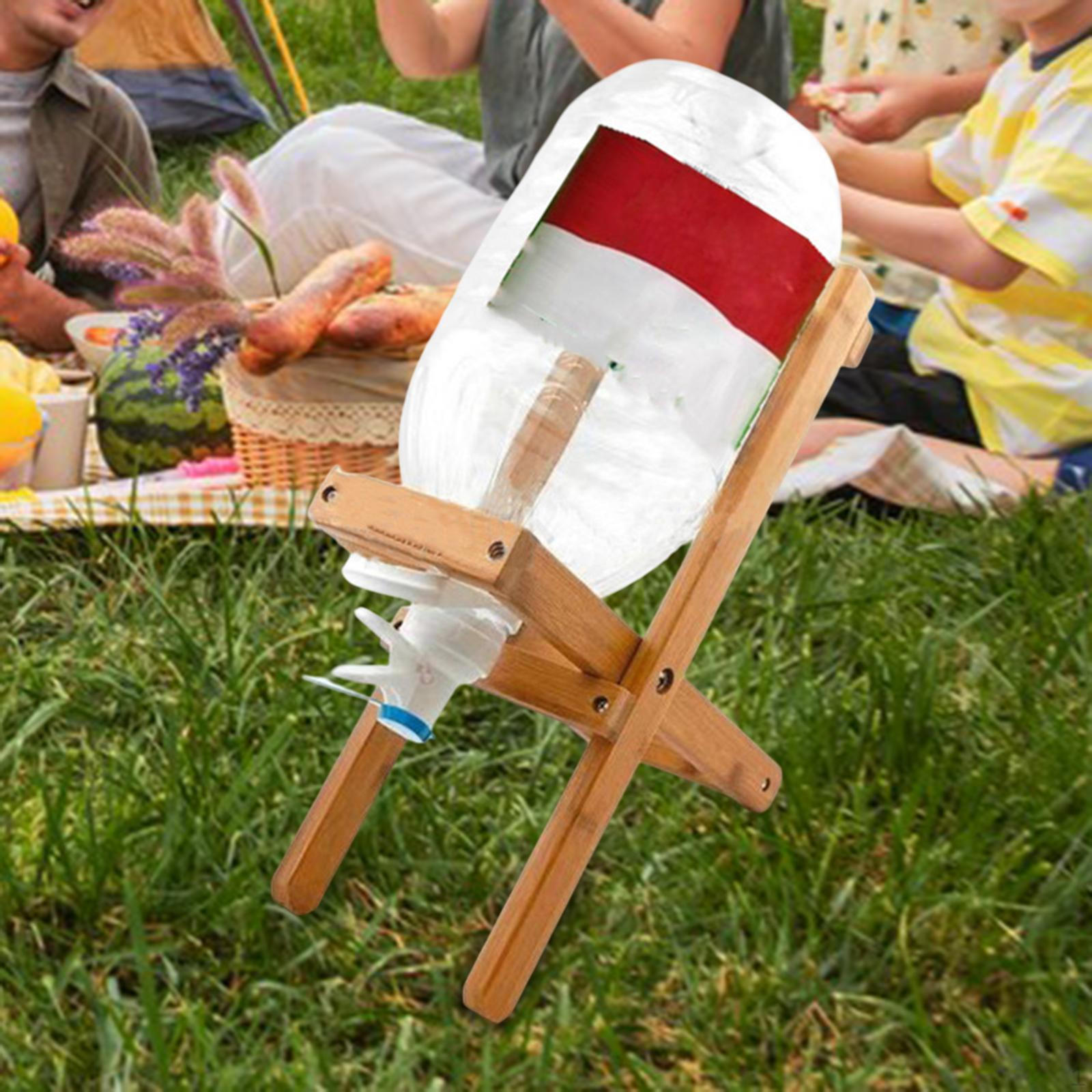 

Бамбуковый органайзер для кувшина с водой, подходит для офиса и активного отдыха на природе 4.5cm Mouth Diameter