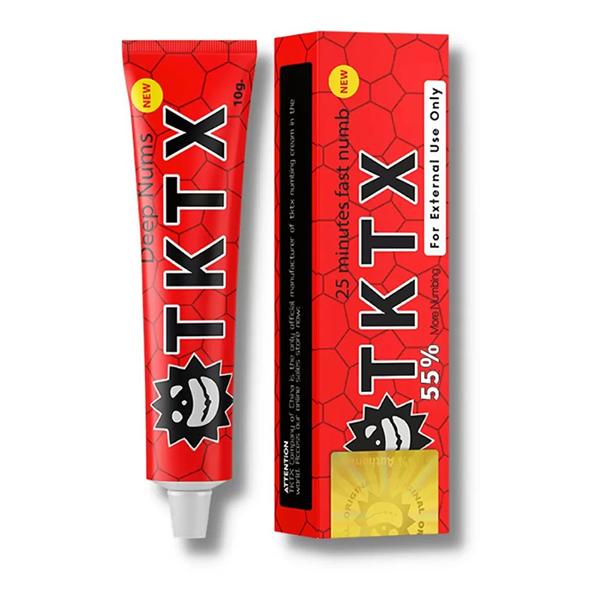TKTX 55% Numbing Cream 10g Black/white/blue/yellow/green/gold/red