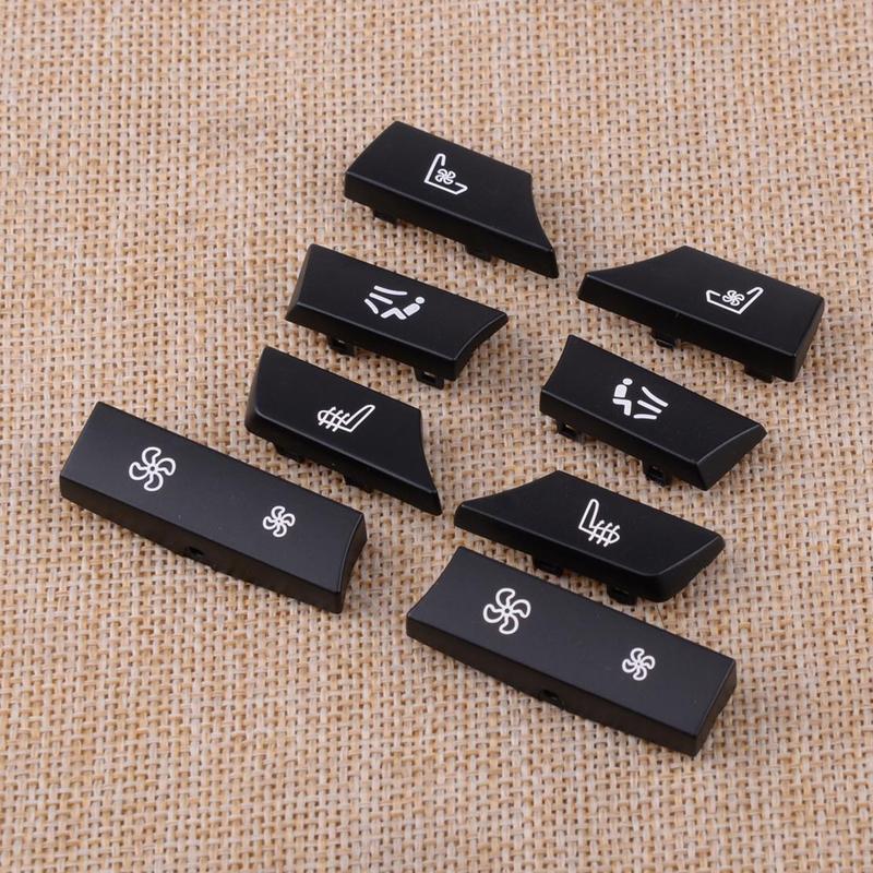 61319313924 Car A/C Heater Switch Button Key Cap Set Fit For BMW 5 6 7 Series F01 F02 F06 F07 F10 F11 F12 F13