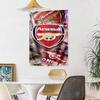 Love Arsenal Football Club Wall Decor Tapestry Art For Pet Memorial Birthdaywedding Party Backdrop Family Gift