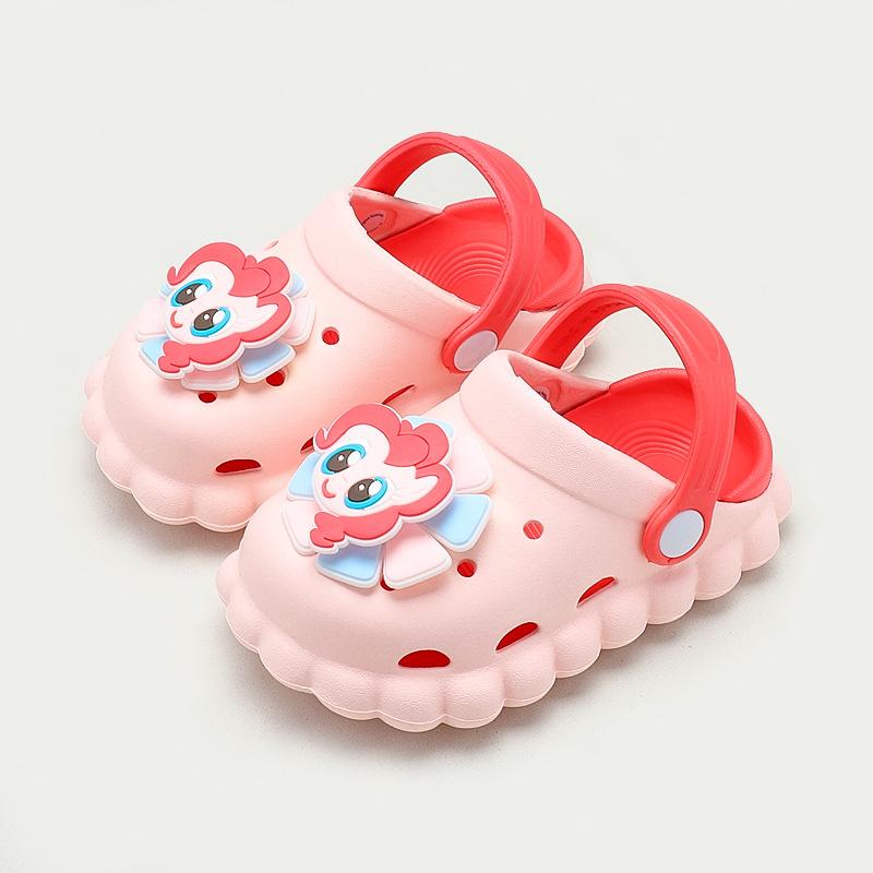 Children, Girls, Girls, Hole Shoes, Cute DIY Removable Shoes with Shoe Flowers Ins Three-dimensional Cute Card