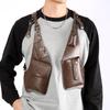 Borsa a Gilet Multiuso da Uomo da Portare a Tracolla sotto l'Ascella - per Esterno, Monospalla e Porta Telefono
