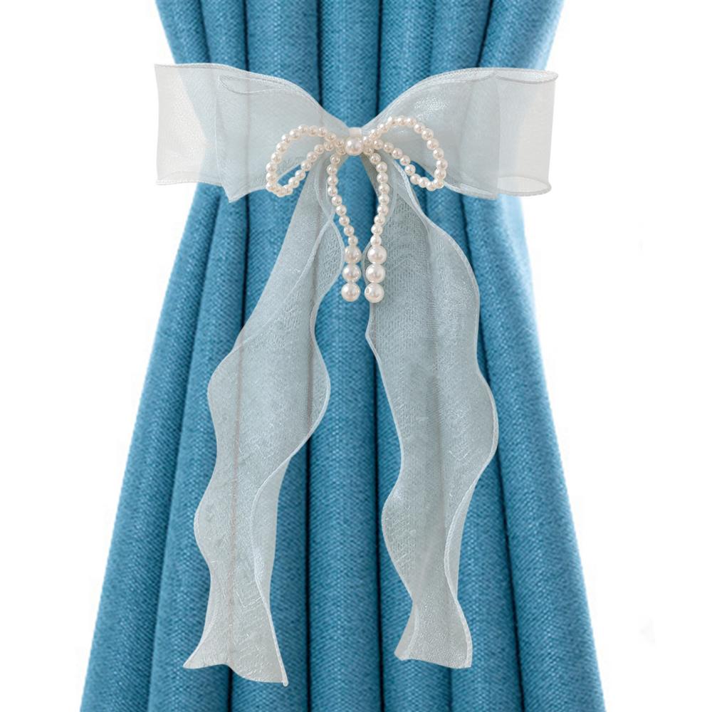 

Drape Pull Backs Bowknot Drape Holders Tiebacks Draperies Holders Window Decor Bow Shape Drapery Tiebacks Decorative Holdbacks