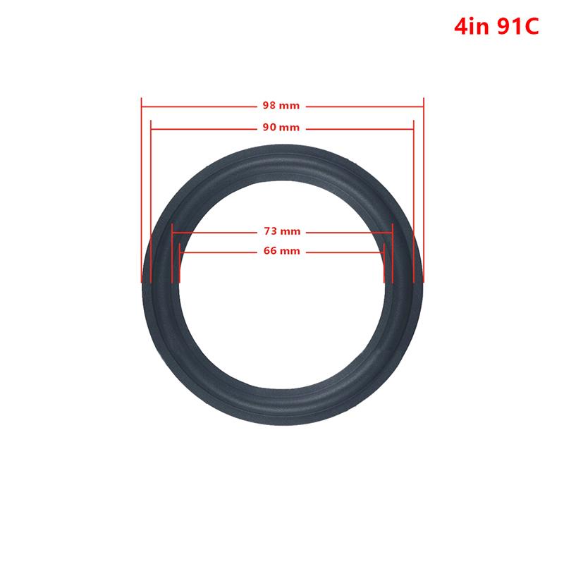 1PC Full Range Speaker Rubber Repair Surround Suspension Ring For 4 5 6.5 8 10 INCH Woofers Speaker Replacement Part