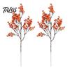Indoor Faux Flowers for Living Room Realistic Artificial Autumn Home Decoration, Silk Floral Elegant Sprays Dining Branches Halloween Table