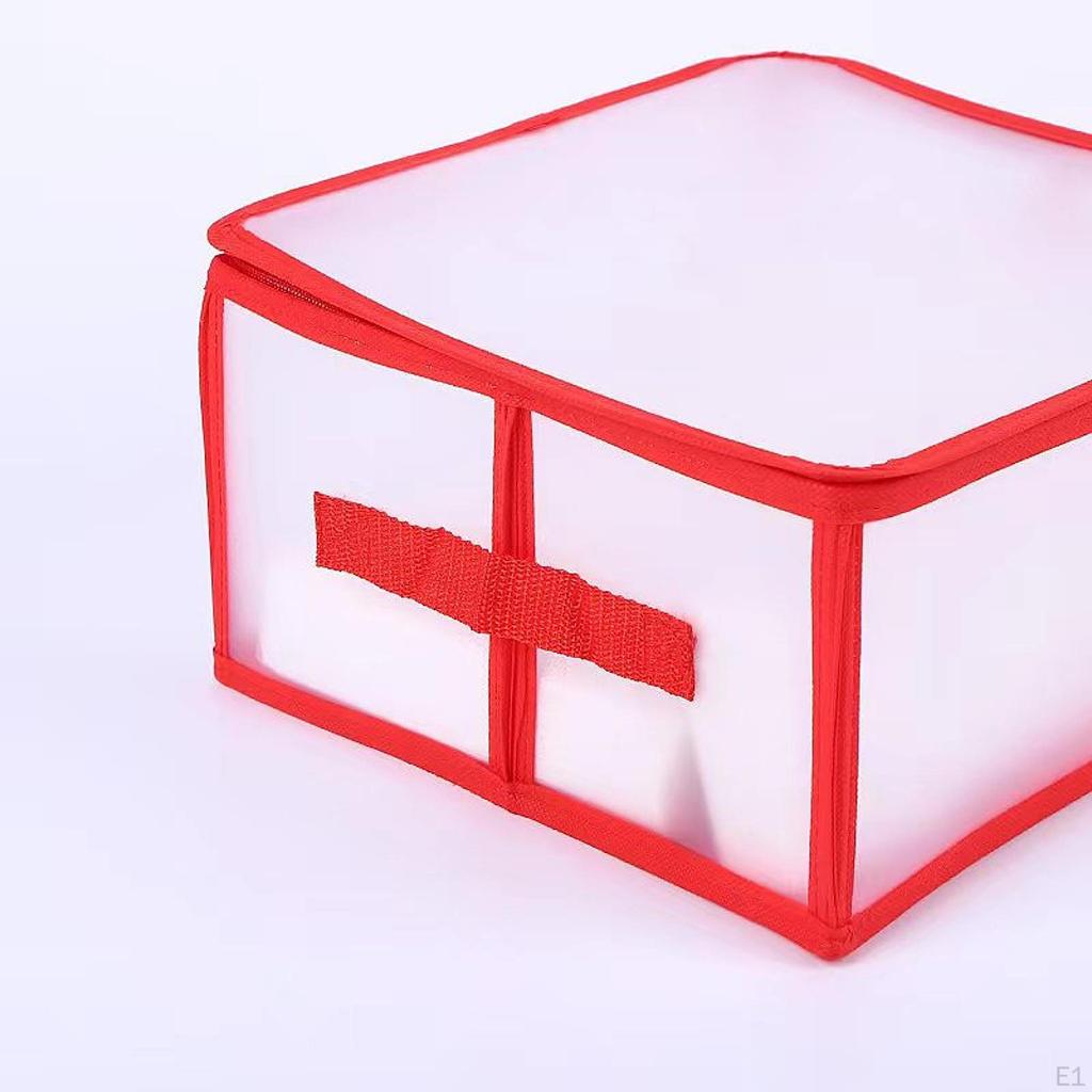 Christmas Ornament Storage Box Xmas Decoration Organizer Holder for Birthday