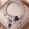 Stylish Starfish Turtle Pendant Multi-Element Bracelet