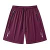 New summer quick-drying sports shorts loose lightning fitness running beach pants waterproof zipper pocket design