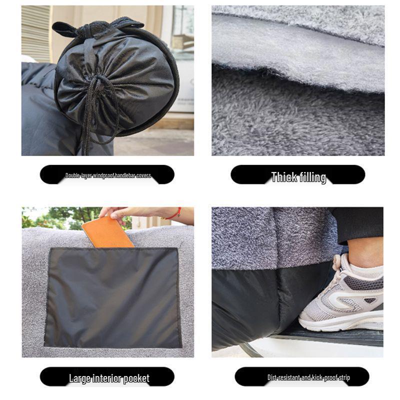 Heavy-Duty Winter Windproof Cover for Electric Vehicles