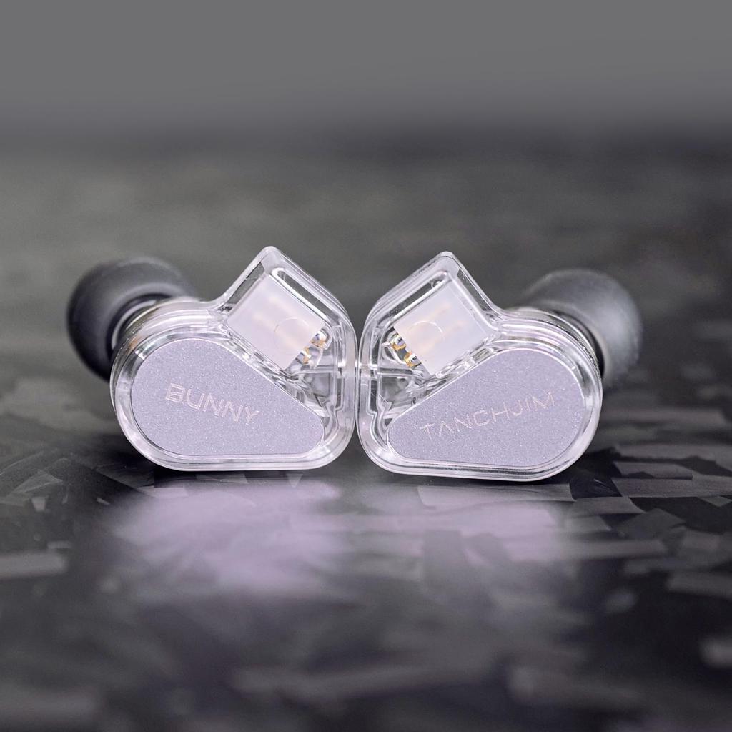 HiFiGo Tanchjim Bunny Gaming 1DD Single Dynamic Driver with Dual Magnetic Crystal Clear Sound and Style for Gamers and Audiophiles IEM, In-Ear