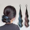 All-in-one Self-winding Hair Bundle Synthetic Flower Bud Hair Bun Hair Bag  For Girls