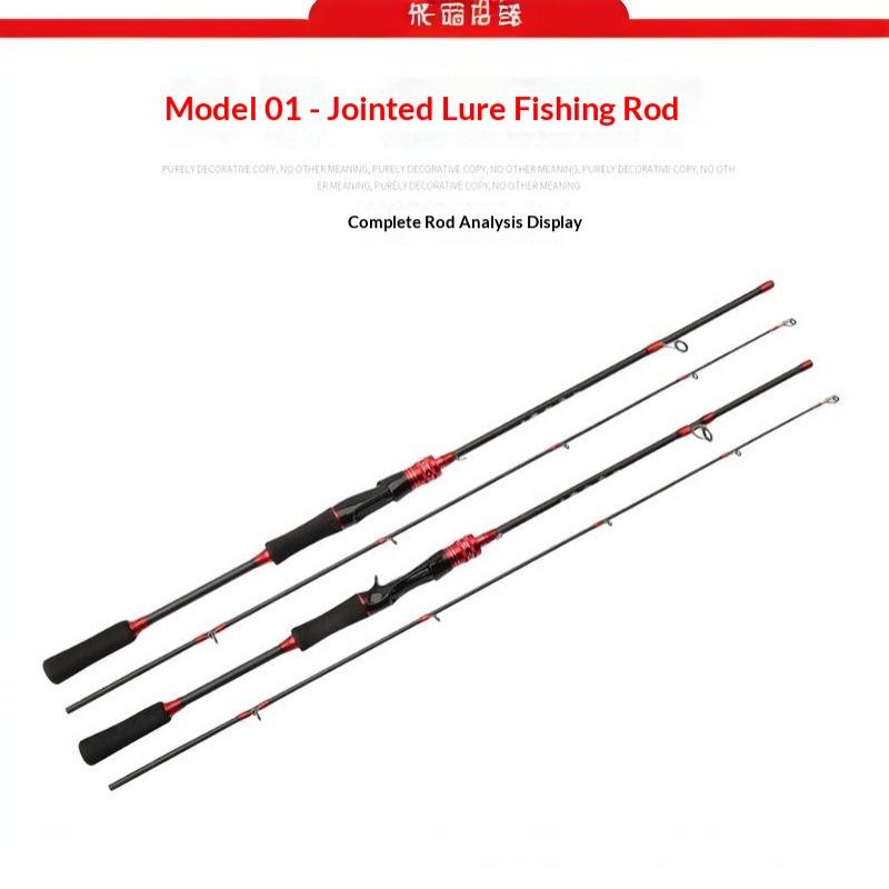 Spinning Casting Dual Use Fishing Rod 1.65m 2 Section Fiberglass Lure Tackle for Beginner and Pro Anglers