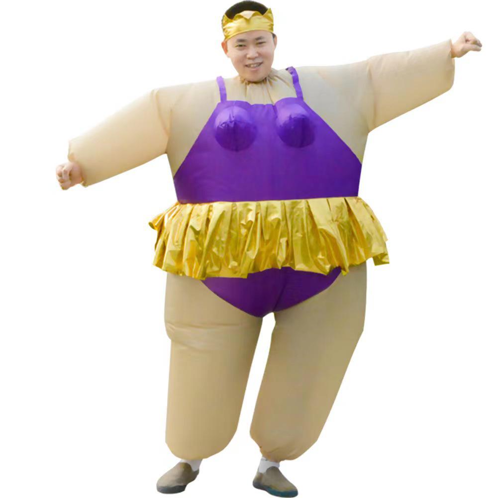 Aufblasbares lustiges Streich Ballettpuppen Kostüm für Cosplay