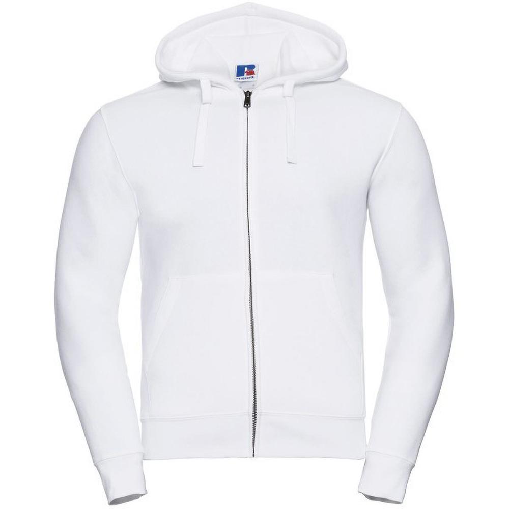 Russell Mens Authentic Full Zip Hooded Sweatshirt / Hoodie