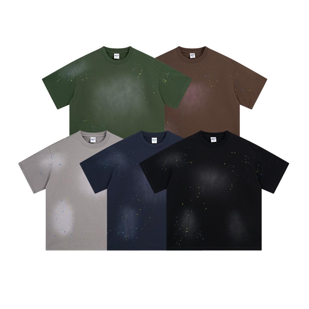 275 GSM 100% Bavlna Prané Tričko Potisk Vlastního Vzoru Pánská Trička Personalizované Tričko