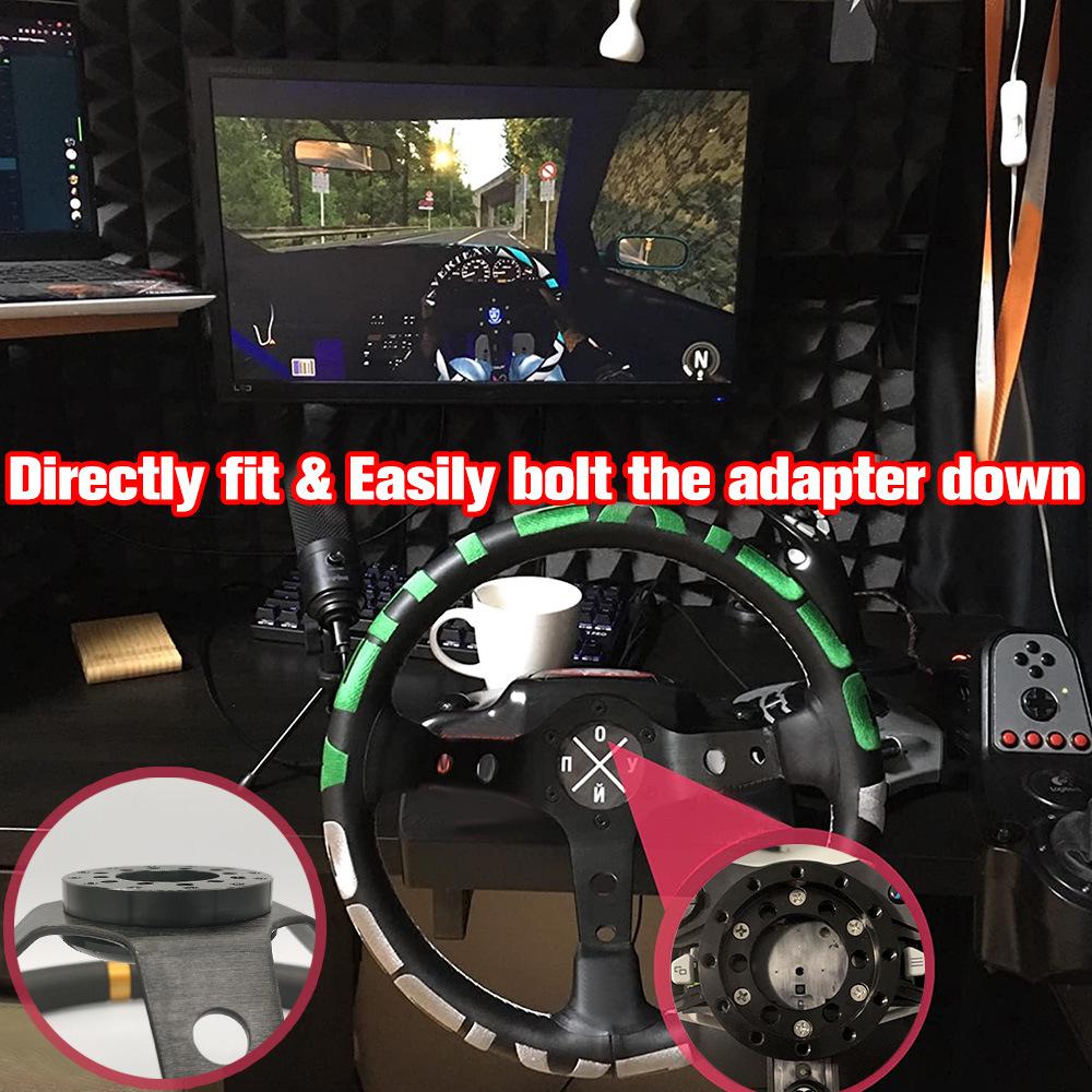 73mm Racing Steering Wheel Adapter Plate for Logitech G25/G27