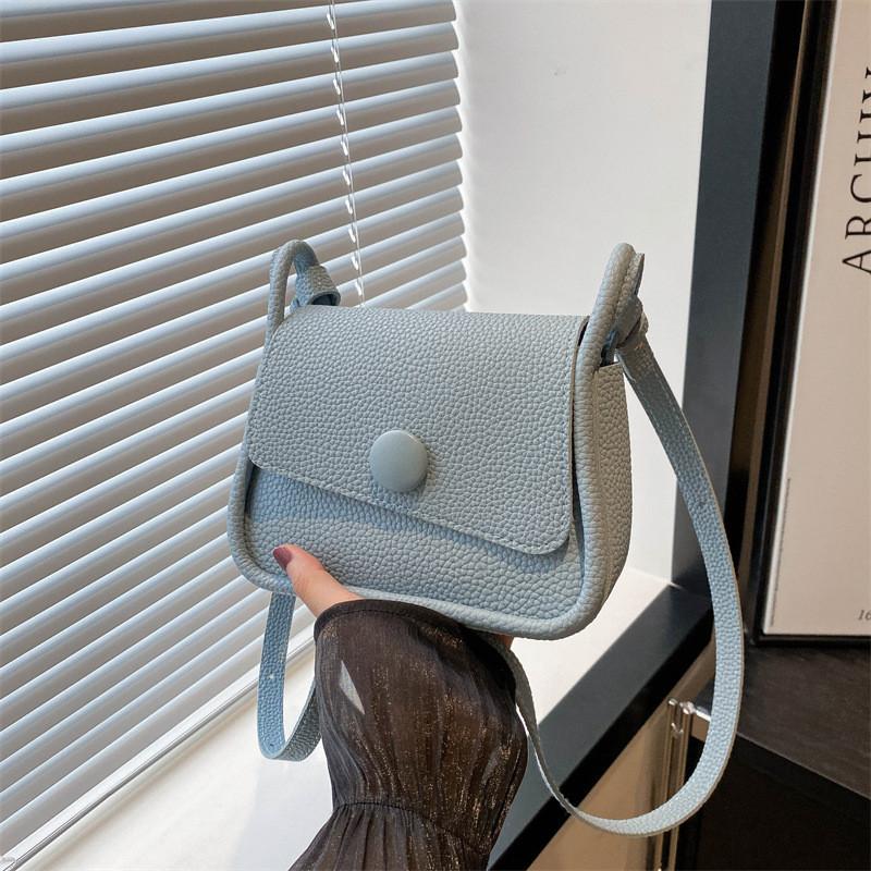 Womens Small Pu Square Bag With Soft Structure For Casual Street Fashion