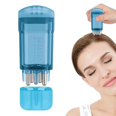 8ML Saç Yağı Aplikatörü Hassas Ölçekli Saç Derisi Masaj Aplikatörü Tarak Şeffaf Taşınabilir Saç Serumu Yağlama Dağıtıcı Fırça Saç Kökü Uygulama Tarağı