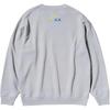 Uniqlo Kaws X Warhol Collaboration Fw24 Cartoon Graphic Print Crewneck Sweatshirt Unisex sweatshirt Gray 472951-03