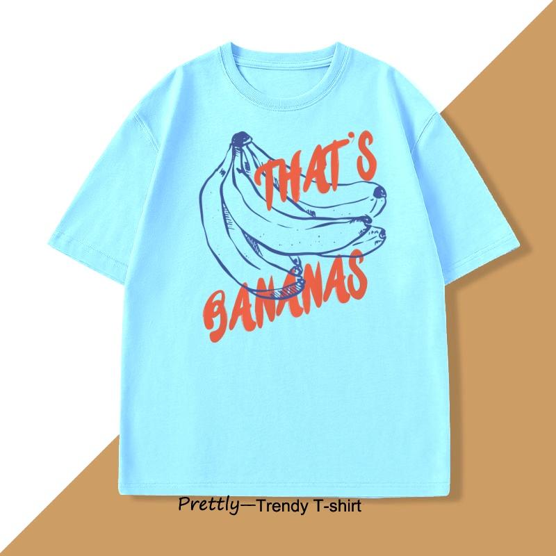 Banana Fruit T Shirt Retro Graphic Tee Funny Fruit Food Tshirt Women Men Summer Casual Short Sleeve Tee Shirt Cotton Clothing