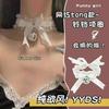 Sexy Underwear Women's Accessories Lace Neck Cute Lace Bell Collar Neck Ring Bow Bell Necklace Internet Celebrity