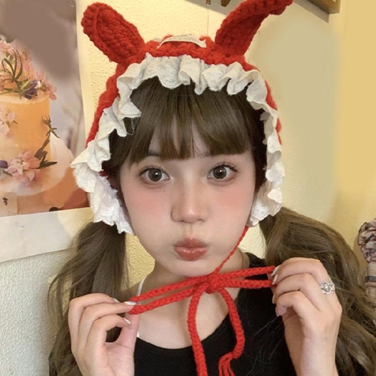 Comfortable Bunnies Ears Earmuf Christmas Ear Warmer for Women Girls Hair Accessories