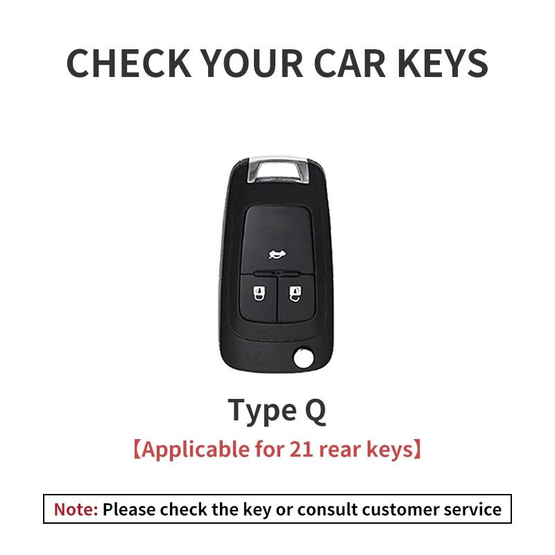 Leather Car Flip Key Case Cover for Chevrolet for Buick Cruze Aveo Trax Sail Malibu Captiva Vauxhall Astra Corsa Insignia Mokka