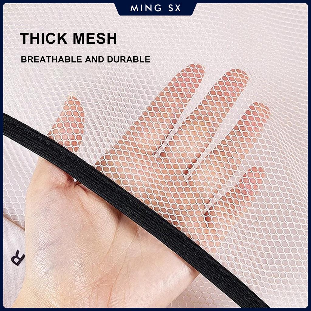 Bathroom Organizer Bag Laundry Basket Wall Hanging for Underwear Socks Clothes Clothes Kitchen Mesh Storage Bag Household Tools