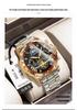 Binbang BINBOND Men's Luminous Waterproof Quartz Flywheel Watch - Genuine Business and Student Style, High-End Design.