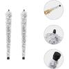 2pcs Alto Saxophone Cleaning Brush Cotton Thread Sax Maintenance Tool for Thorough Inner Wall Cleaning and Soft Saxophone Care Brush