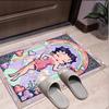 Betty Boop Pattern Rug, Indoor/Outdoor Mat, for Picnic, Gameroom, Bedroom, Office, Living Room, Home Decor Carpet, Birthday Gift