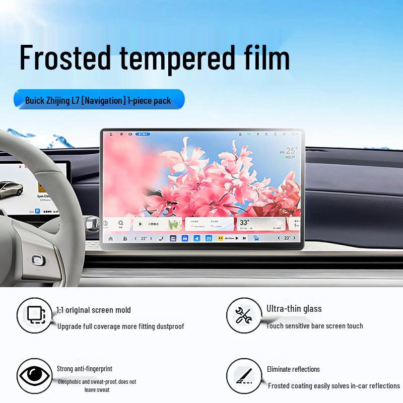 Buick Zhijing L7 Center Console Nav Screen Protector Tempered Film - Car Interior Modification