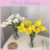 Mini Calla Lily Pu Artificial Flowers For Wedding Decor Home Styling Photography Props