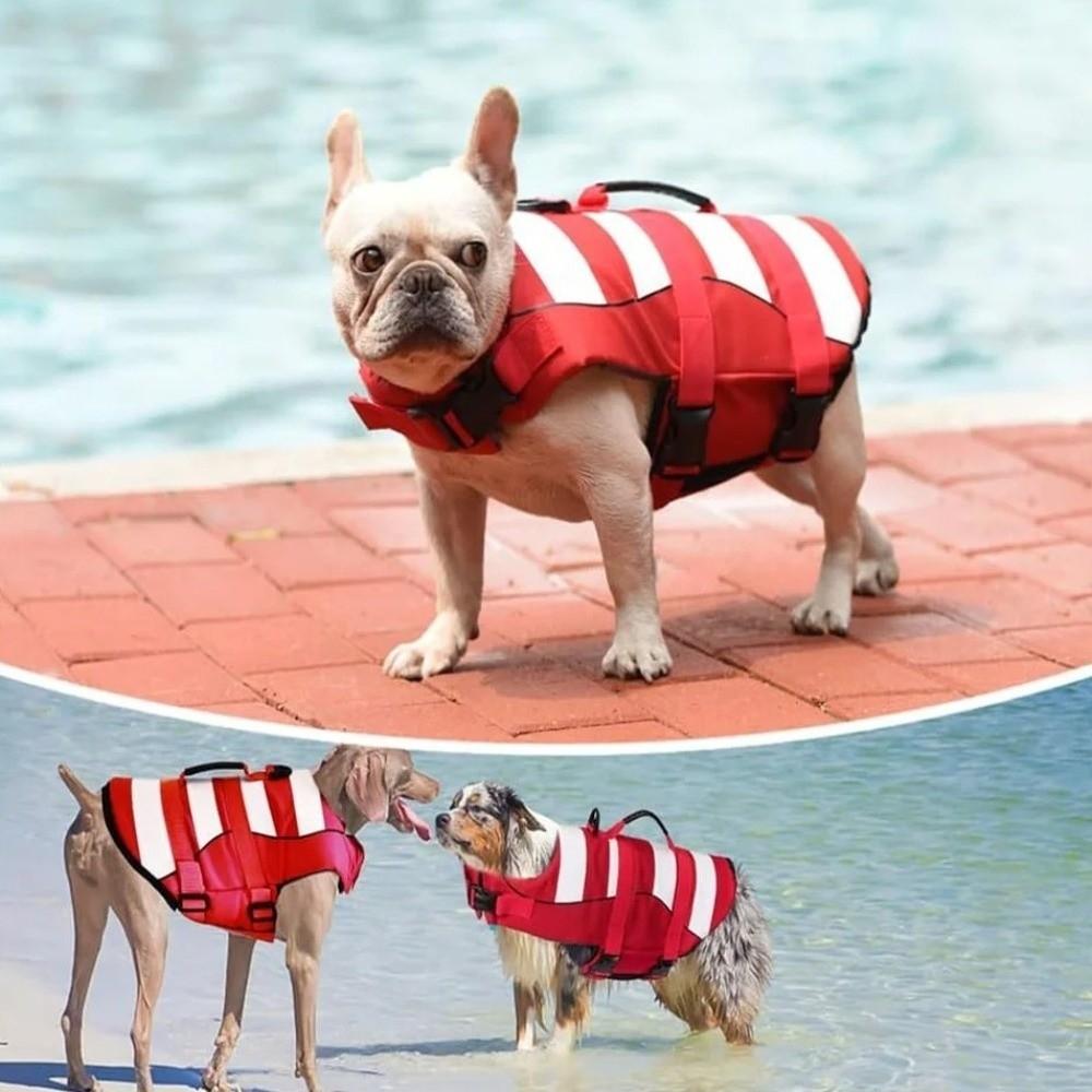 Reflective Dog Life Jacket Superior Buoyancy Swimwear Safety Vest  Summer Swimming