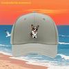 Cool Corgi Sunglasses Print Baseball Cap Unisex Polyester Adjustable Casual Beach Summer Hat