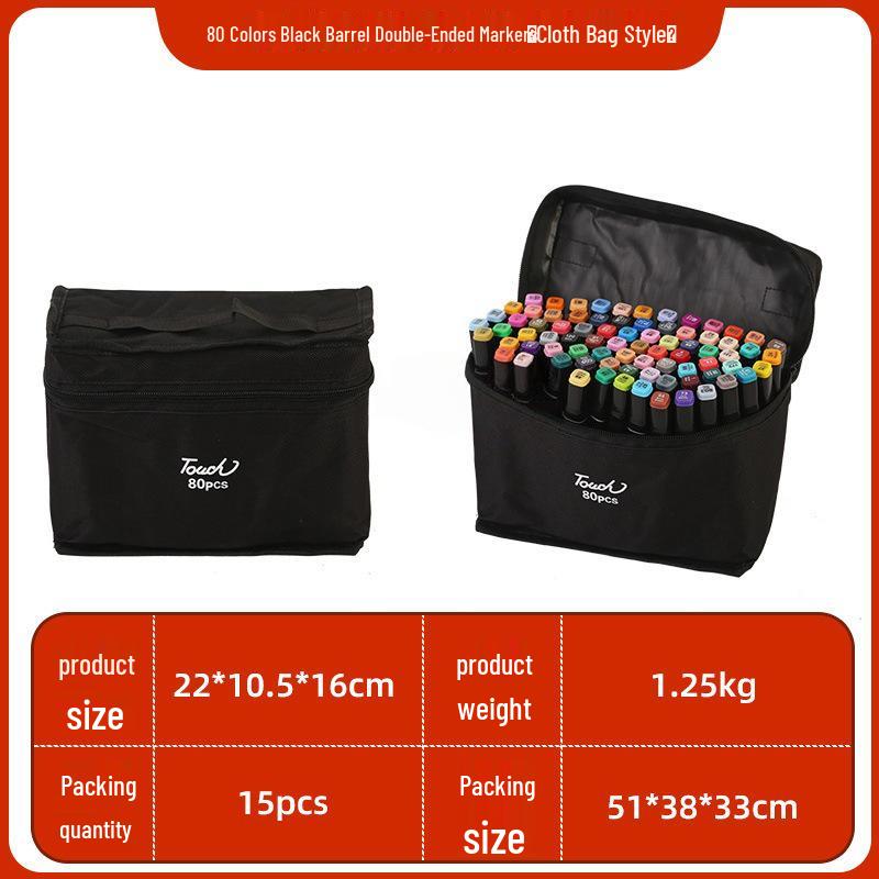 Touch48 Double-Headed Color Markers for Children - Art Drawing Tools