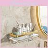 Acrylic Floating Wall Mounted Shelf Wall Mount Storage Rack For Kitchen Bathroom
