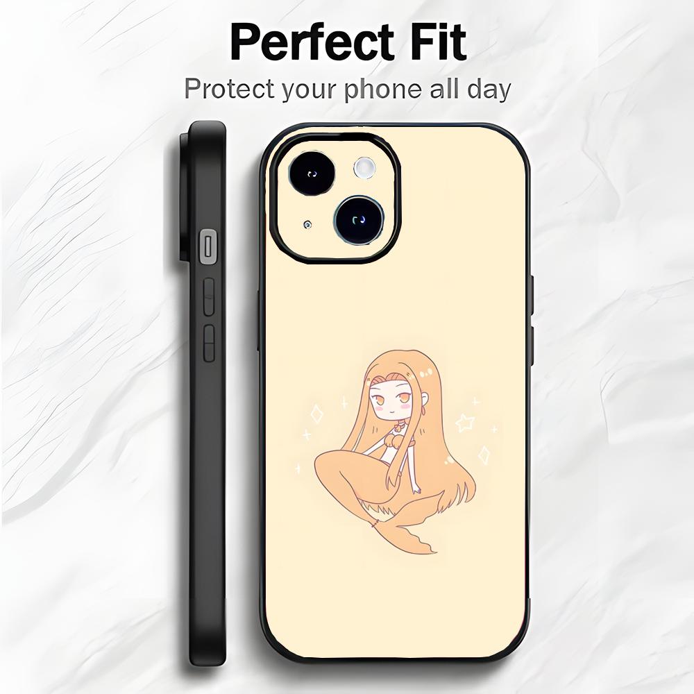 Magische japanische Anime M-Mermaid Melody Handyhülle Handyhülle Weiche Verpackung Leicht für iPhone17 16 15 14 13ProMax