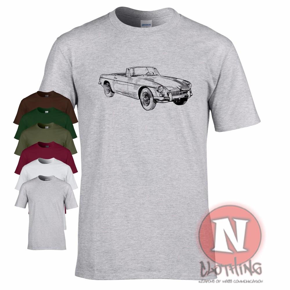 

Mgb Roadster Mk1 Camiseta Clásico Británico SPORTS Coche Automovilismo Retro XL