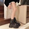 Martin Boots Women's 2025 Autumn and Winter New Big Head Colored Belt Buckle Chelsea Cigarette Boots Small Velvet Short Boots