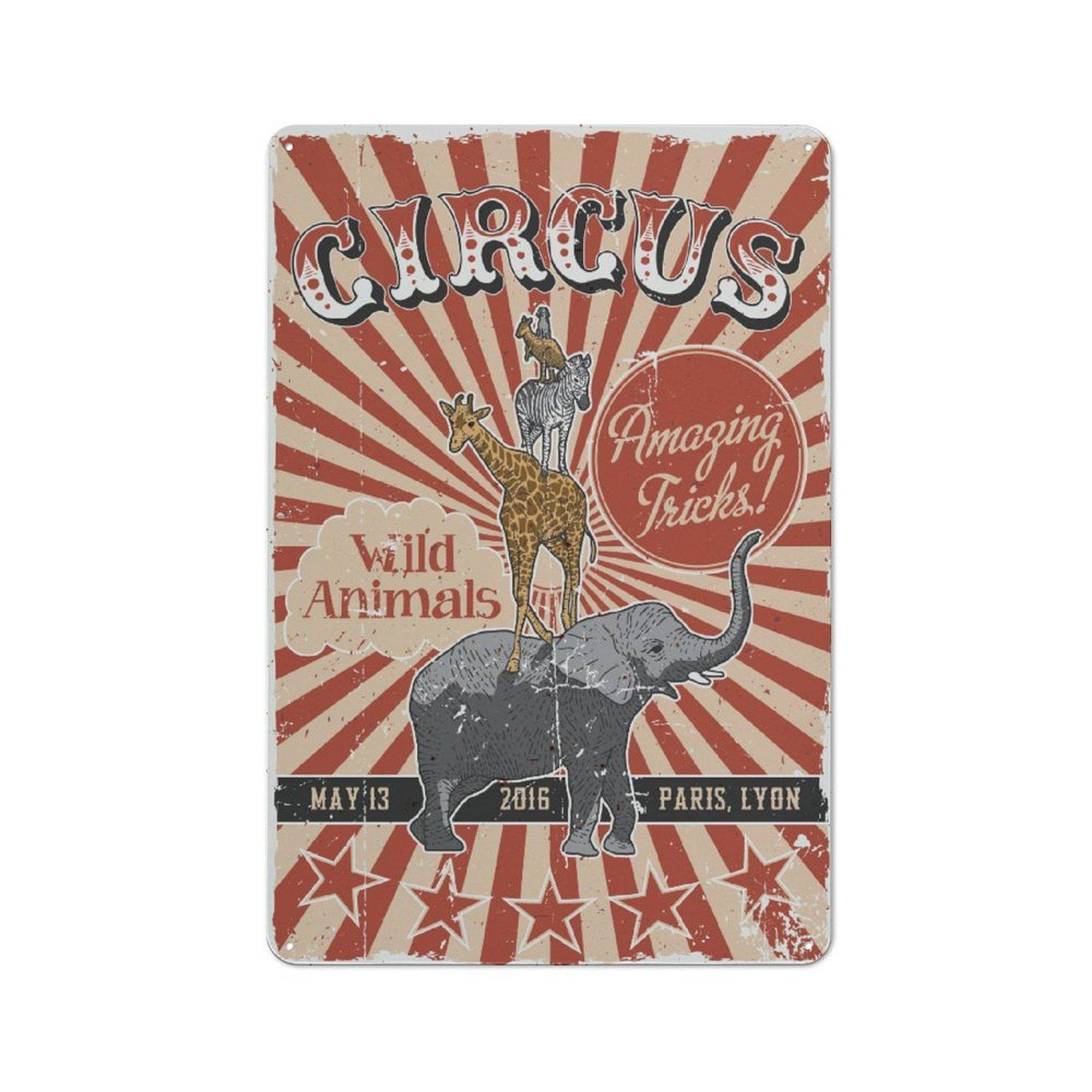 

1Pc Vertical Metal Wall Sign Tin Poster 2030cm / 3040cm Retro Rustic Decor For Home Cafe Bar Garage Living Room 20*30CM